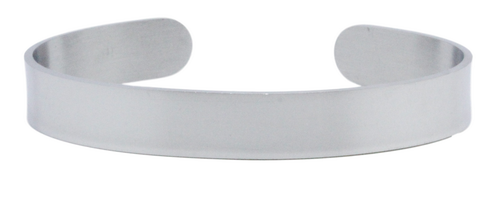 Custom Engraved 10mm Stainless Steel Bangle
