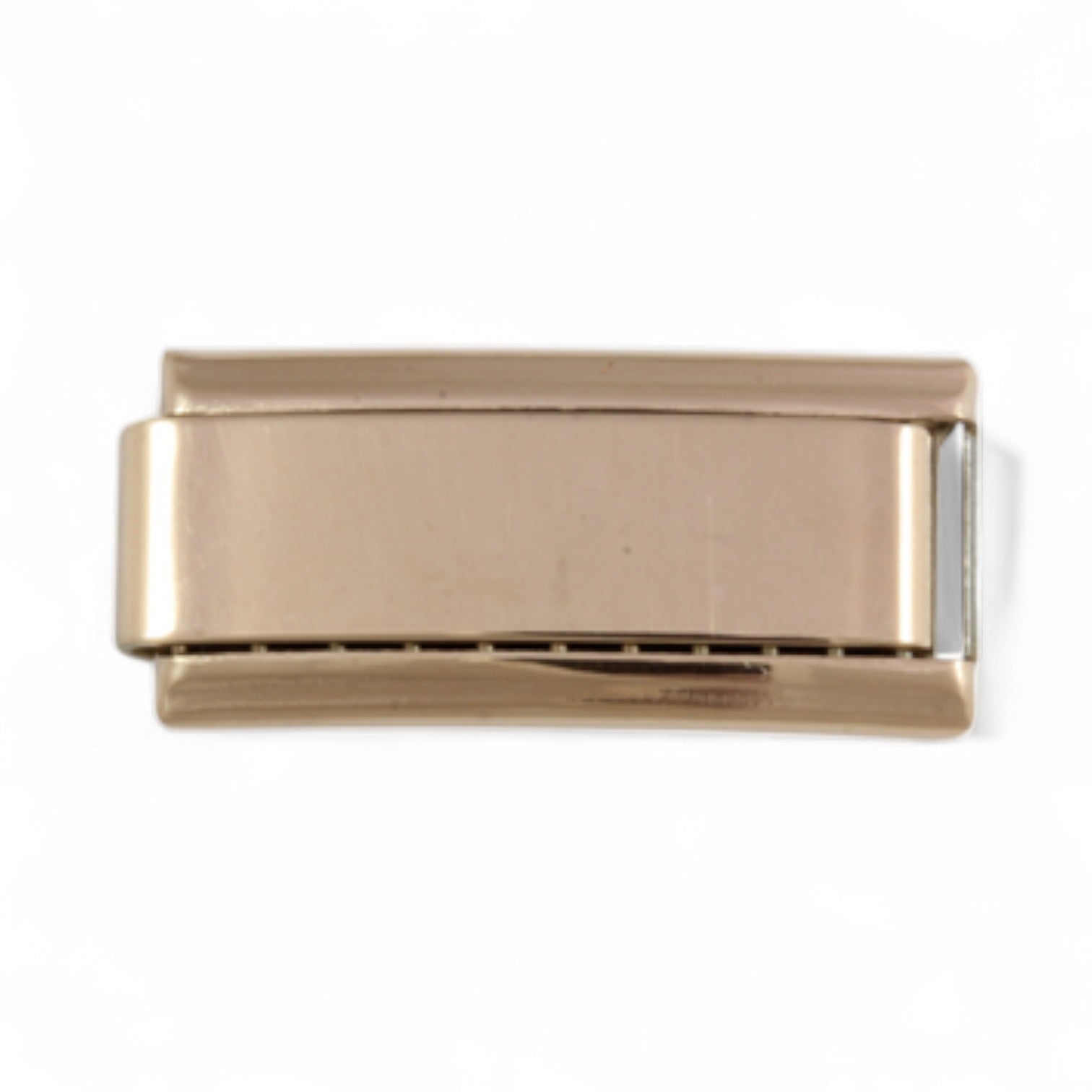 9mm Rose Gold Superlink Engraved Italian Charm Bracelet