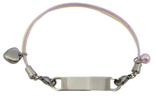 Pastel Cords Personalized ID Bracelet