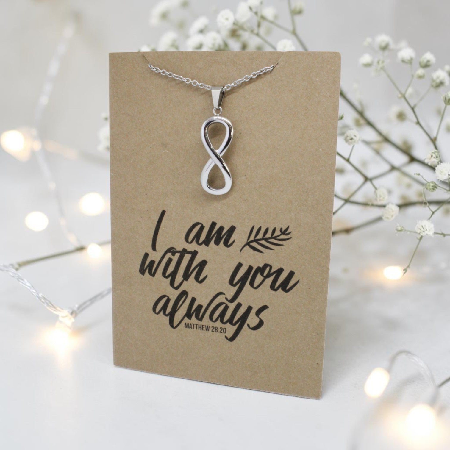 Infinity Pendant & Chain - Card 73