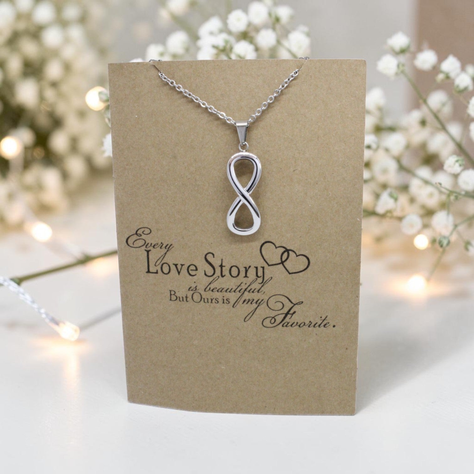 Infinity Pendant & Chain - Card 89