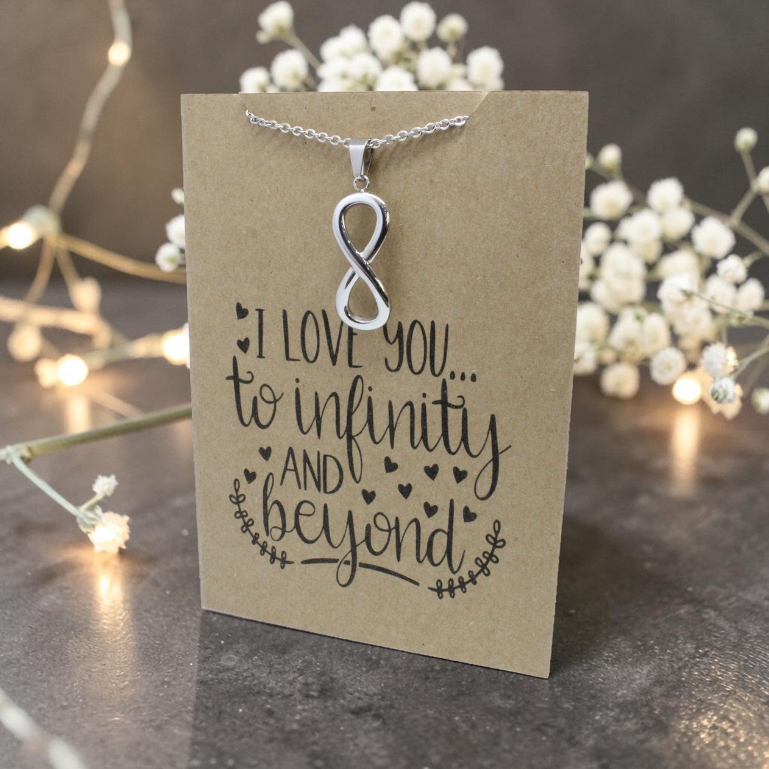 Infinity Pendant & Chain - Card 94