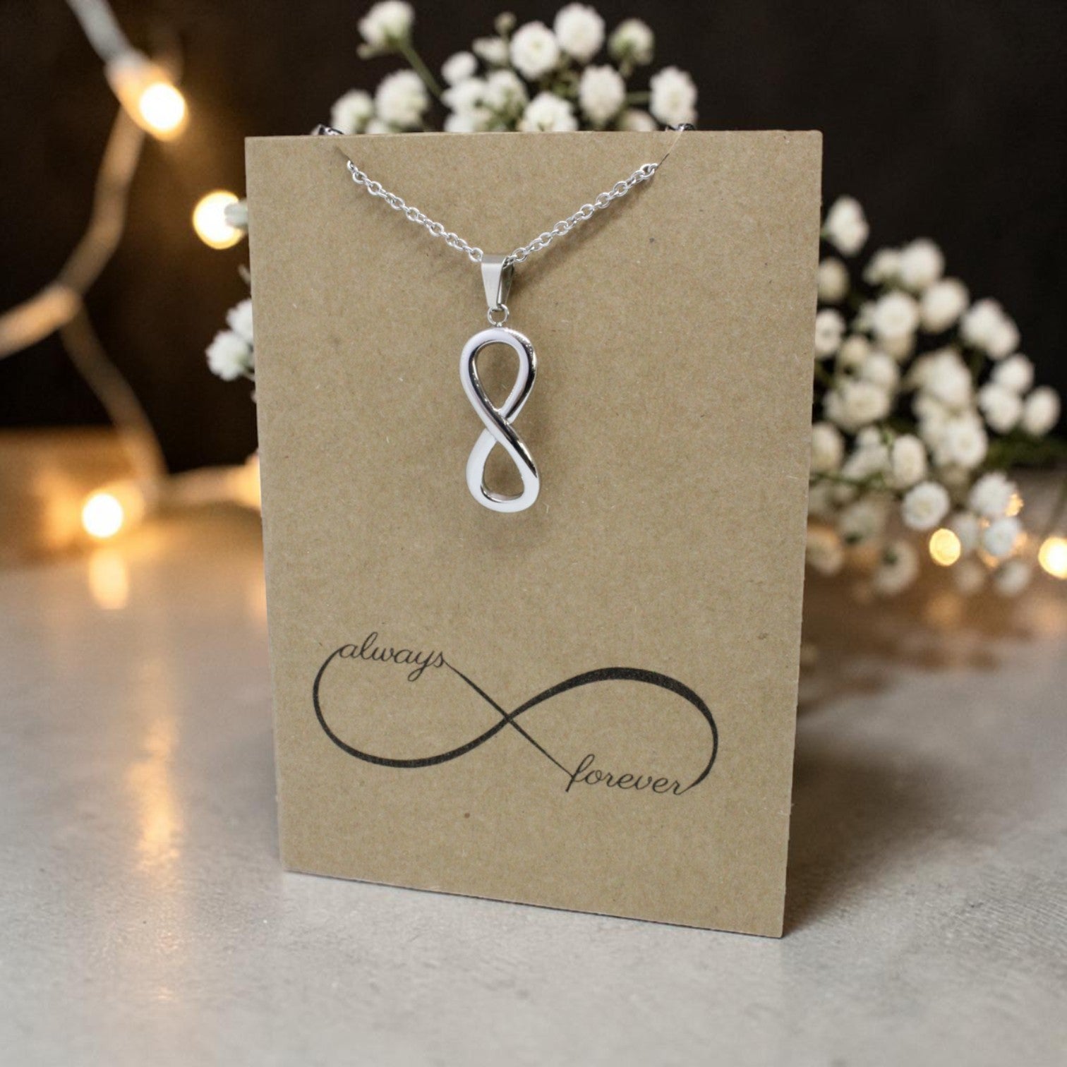 Infinity Pendant & Chain - Card 95