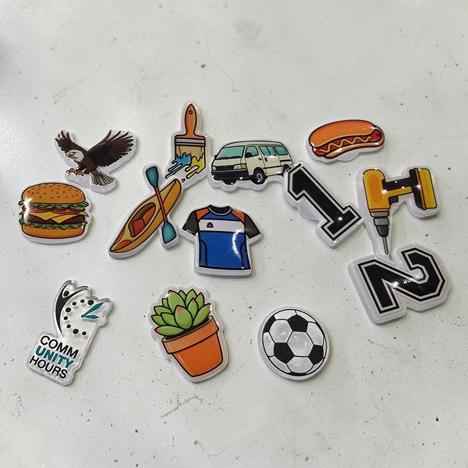 Personalized Acrylic Crocs Accessory