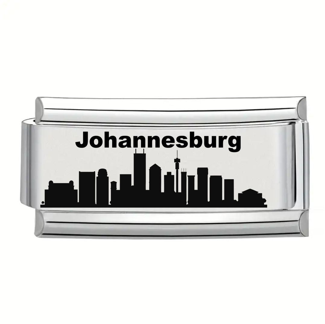 9mm Laser Engraved Charm - Johannesburg Superlink