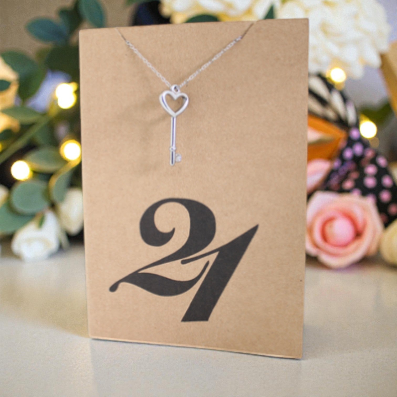 Key Pendant & Chain - Card 300