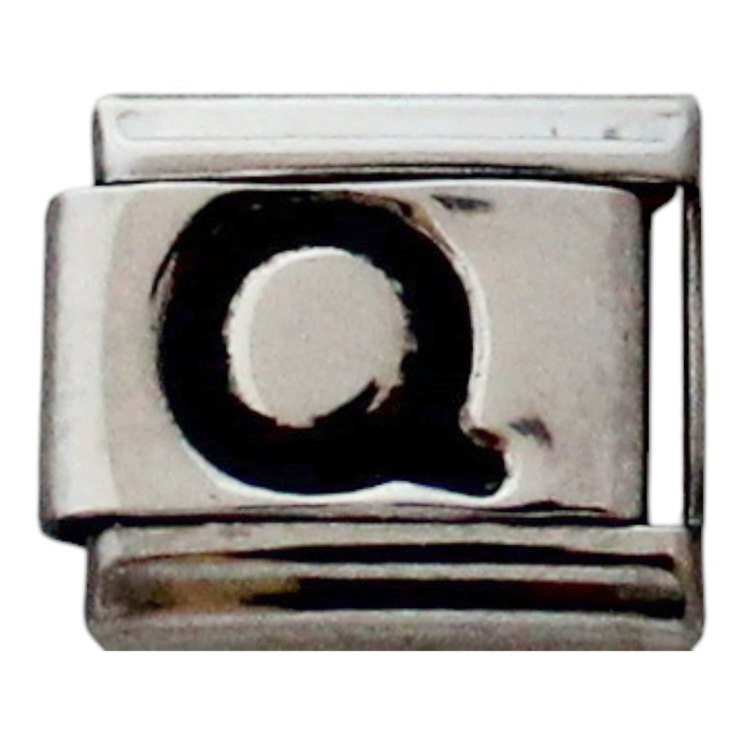 Black Letter Q 9mm Charm