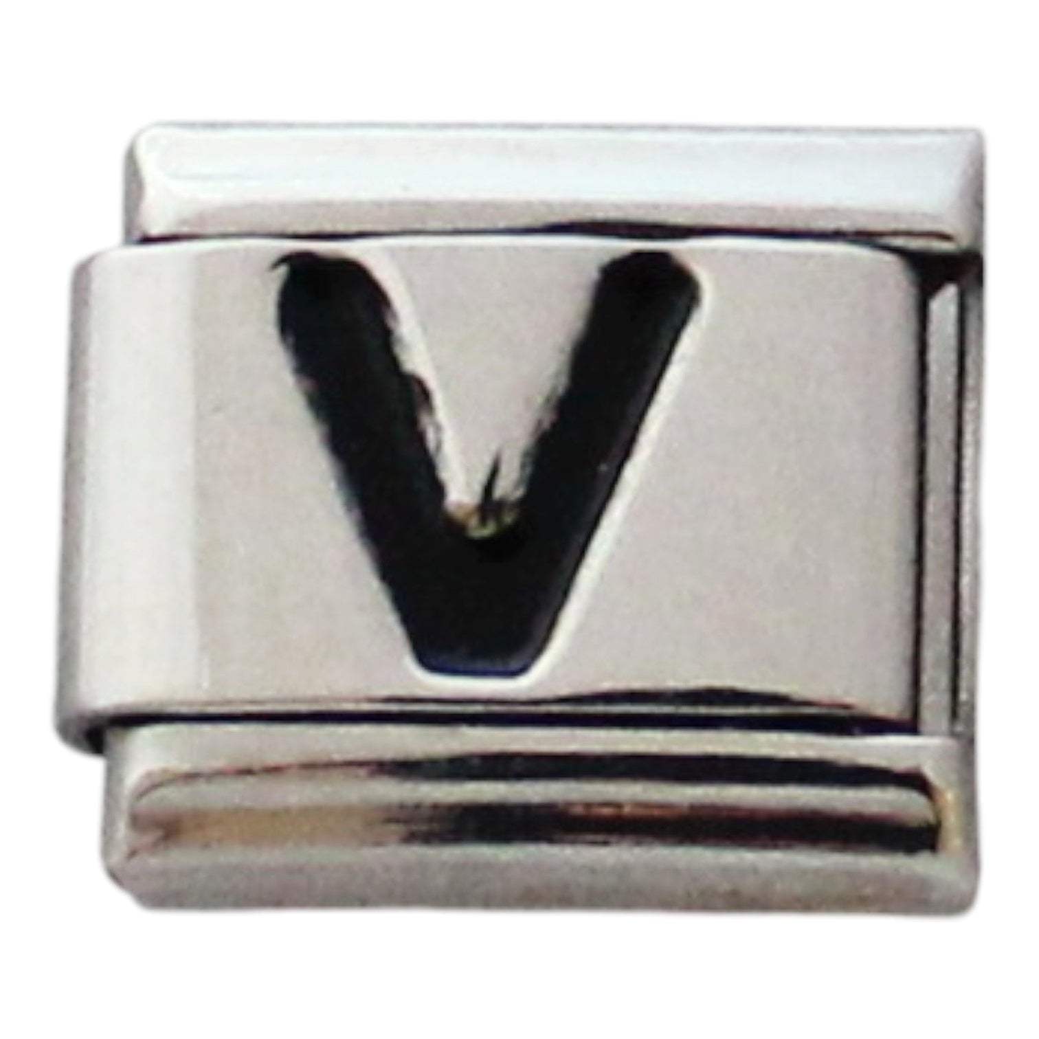 Black Letter V 9mm Charm