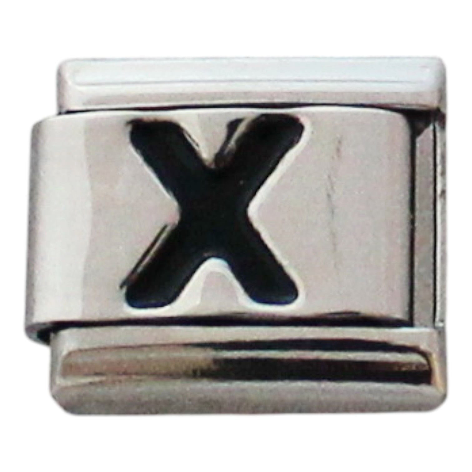 Black Letter X 9mm Charm