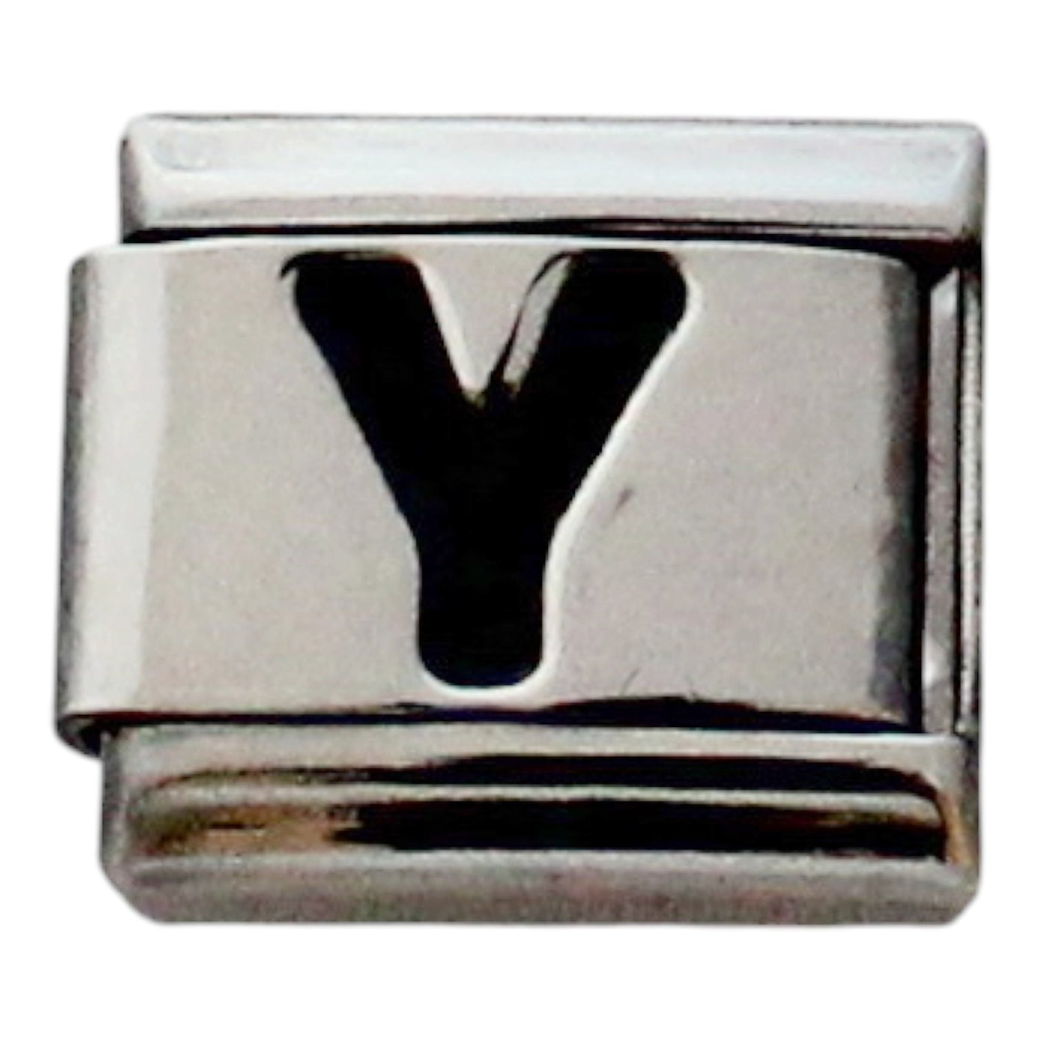 Black Letter Y 9mm Charm