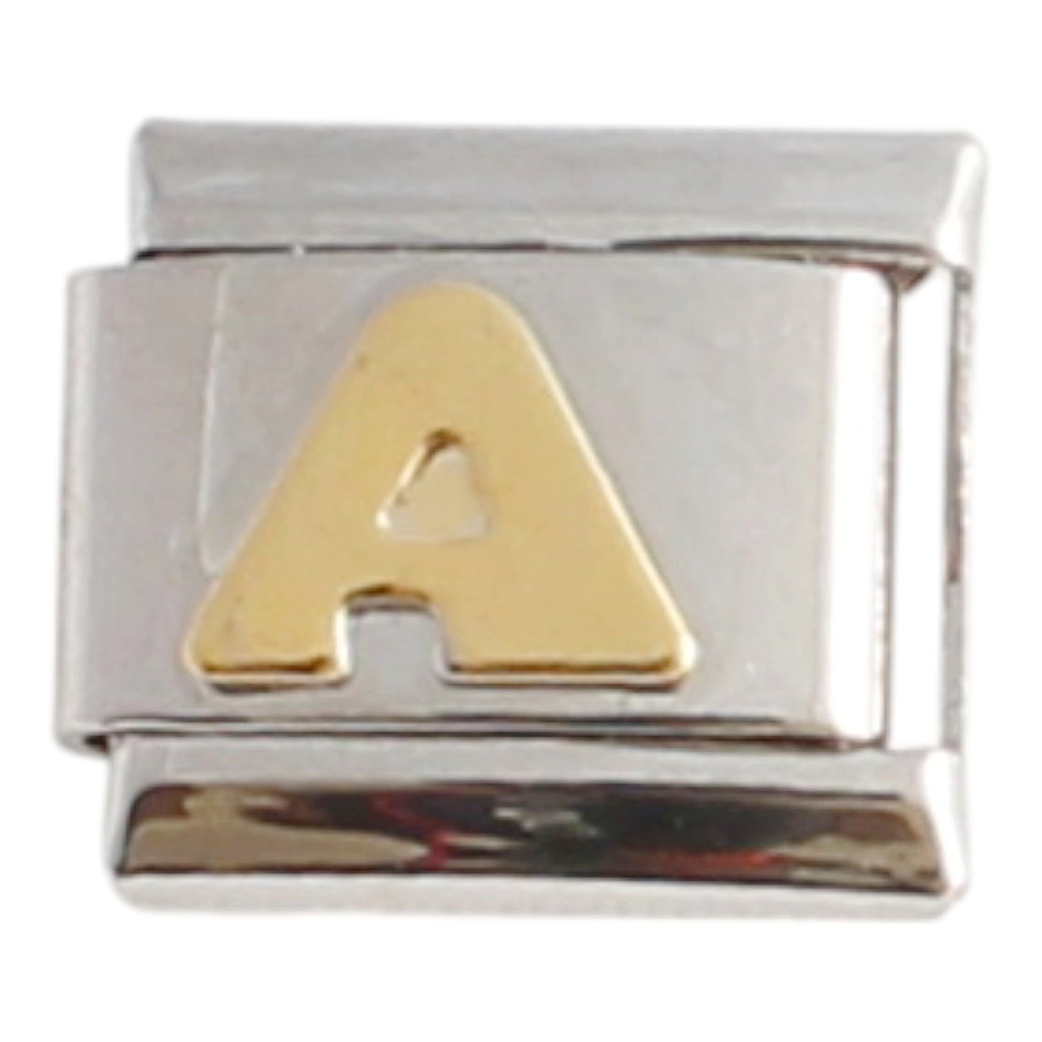 Gold Plated Letter A 9mm Charm