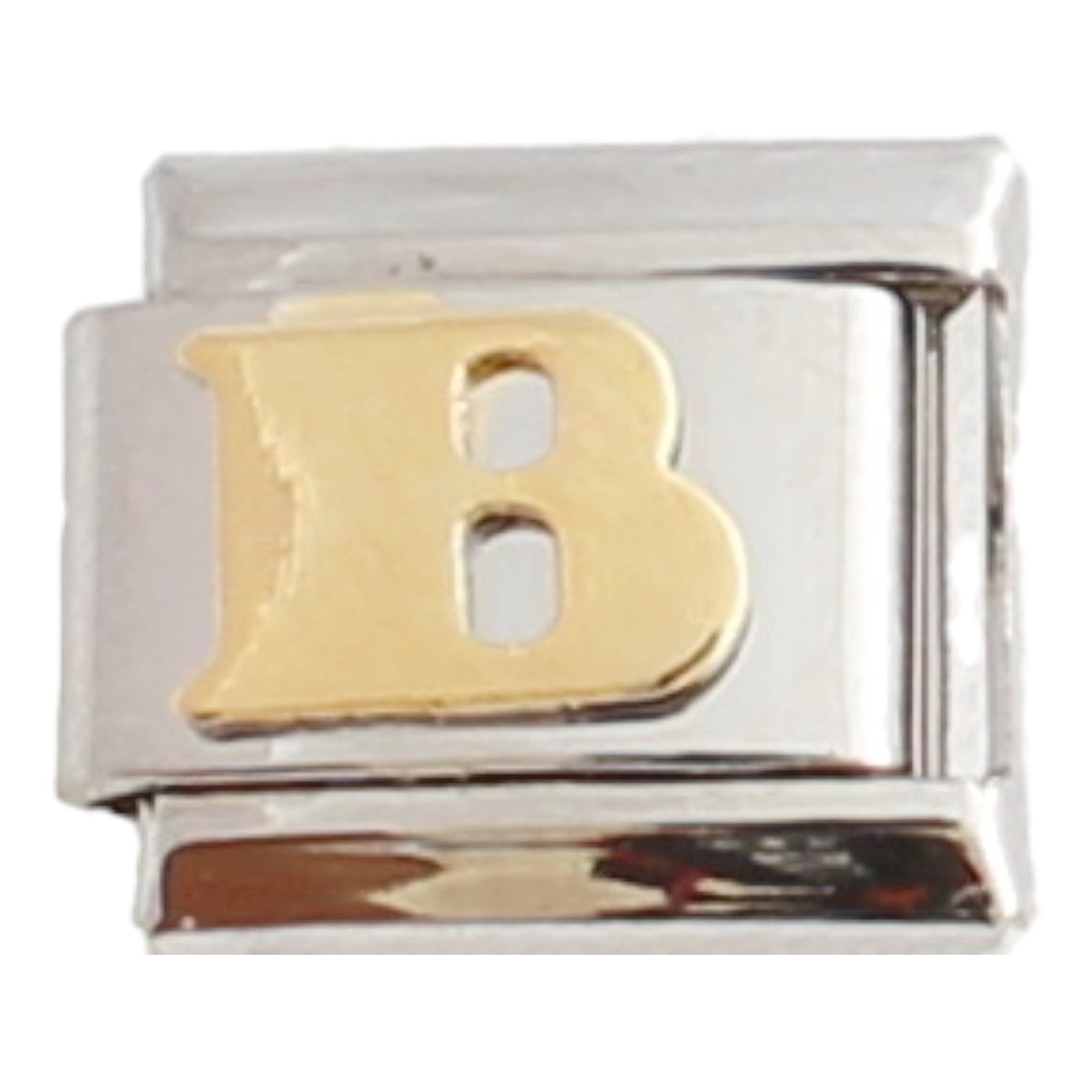 Gold Plated Letter B 9mm Charm