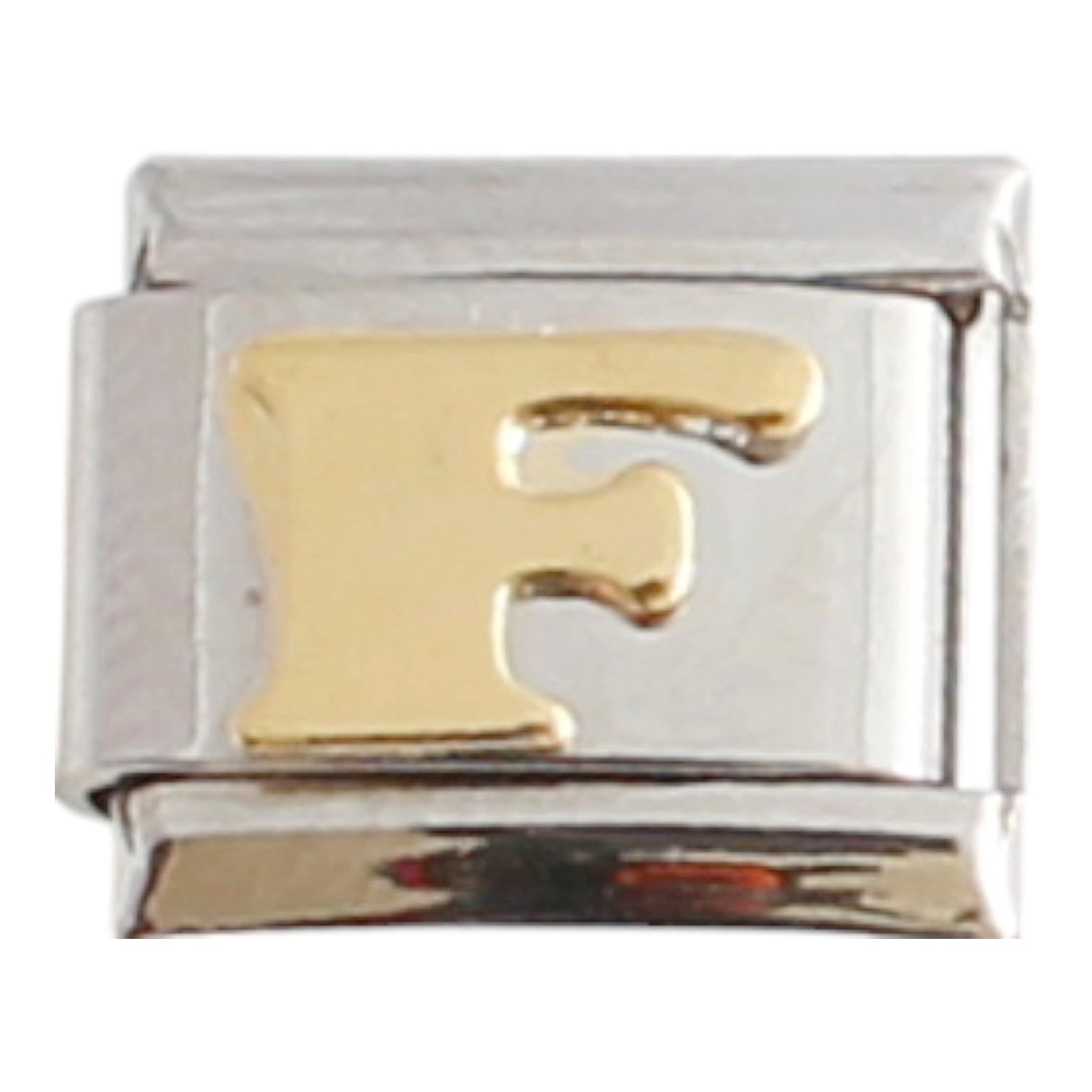 Gold Plated Letter F 9mm Charm