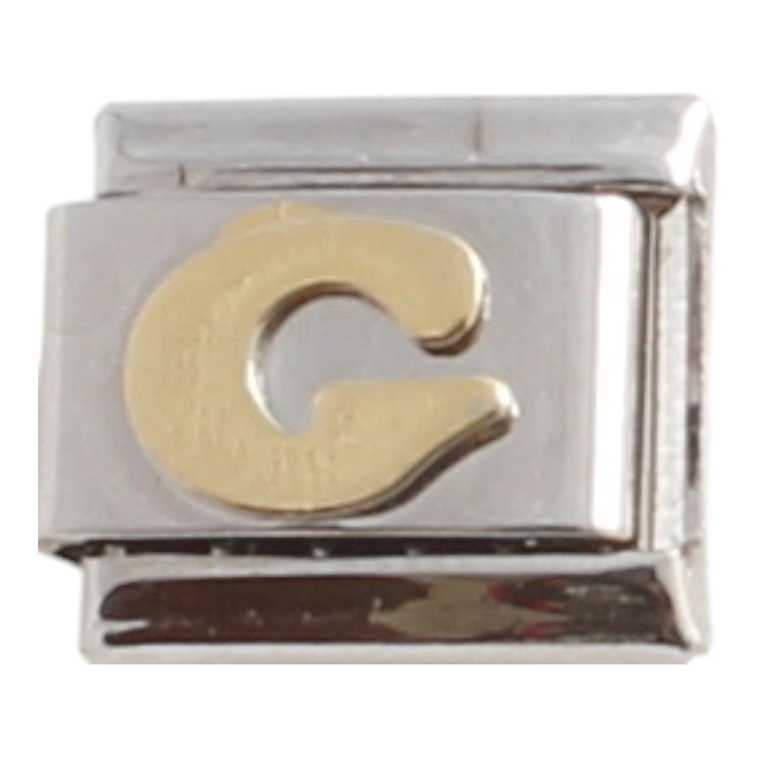 Gold Plated Letter G 9mm Charm
