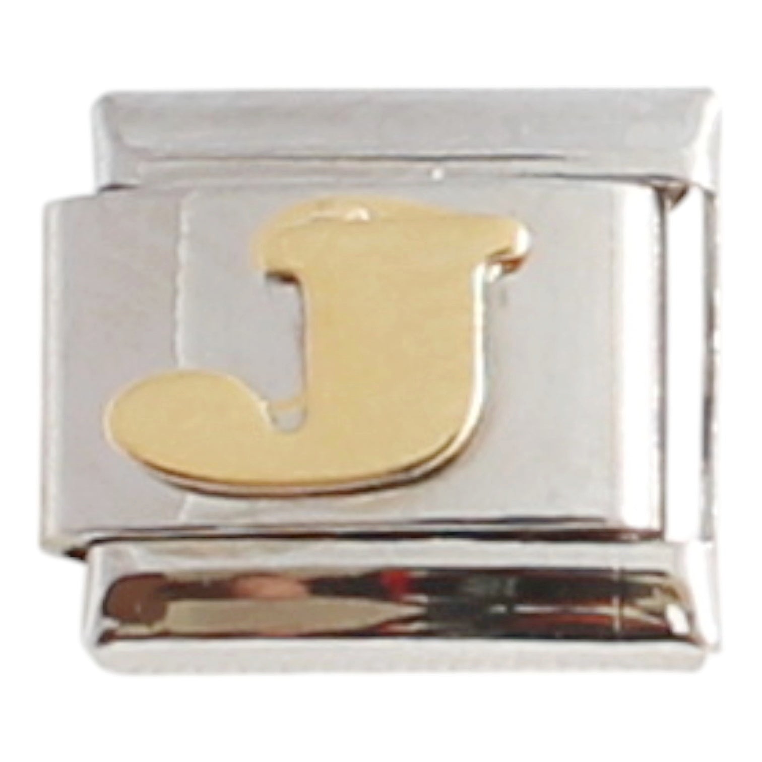 Gold Plated Letter J 9mm Charm
