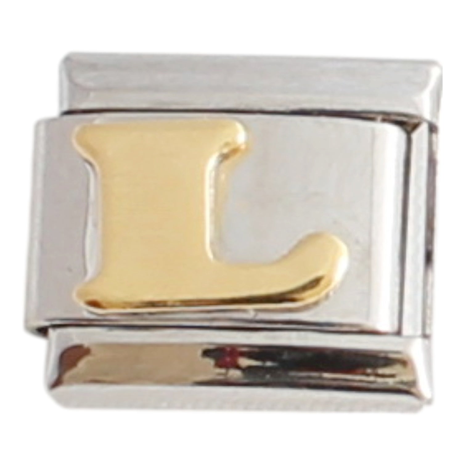 Gold Plated Letter L 9mm Charm