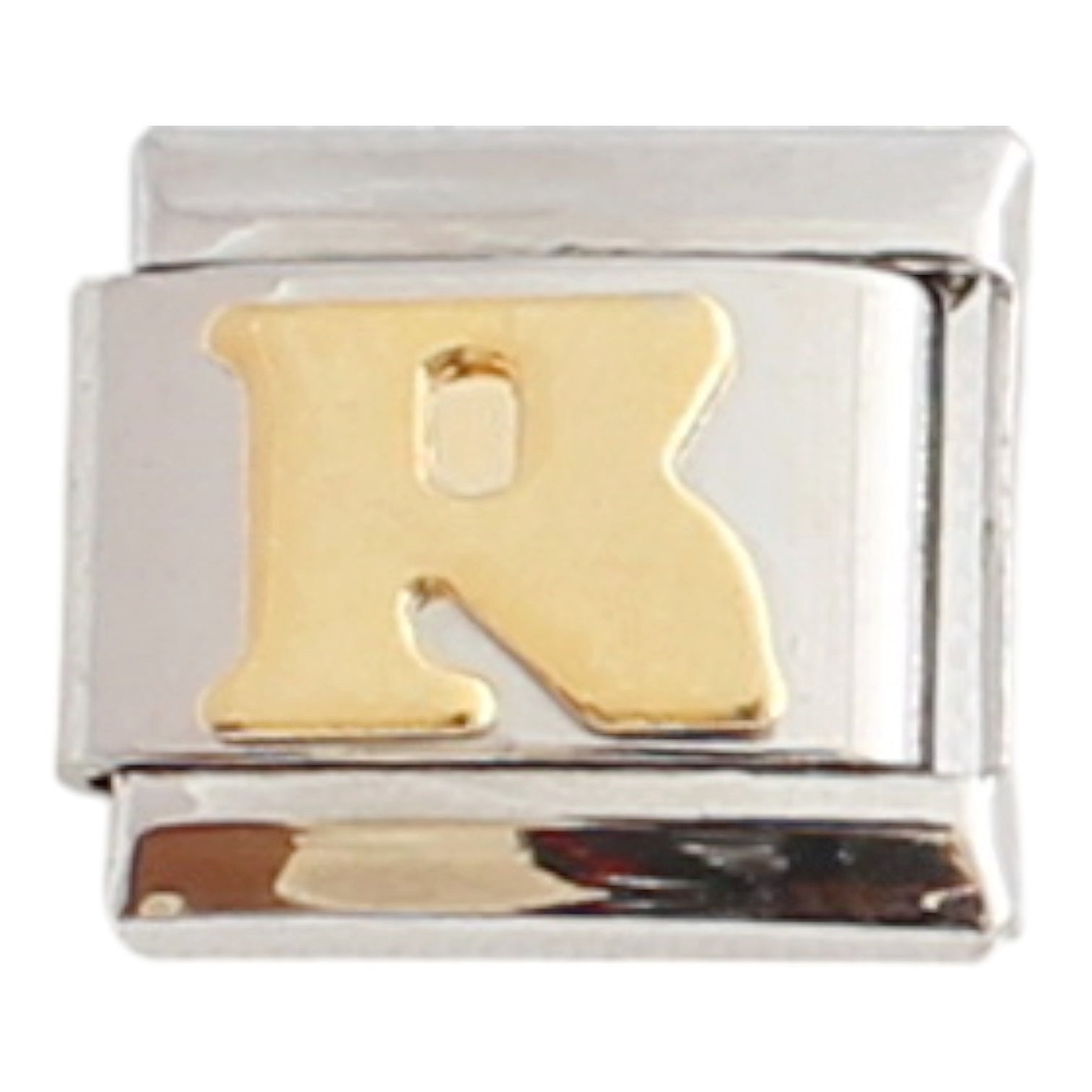 Gold Plated Letter R 9mm Charm