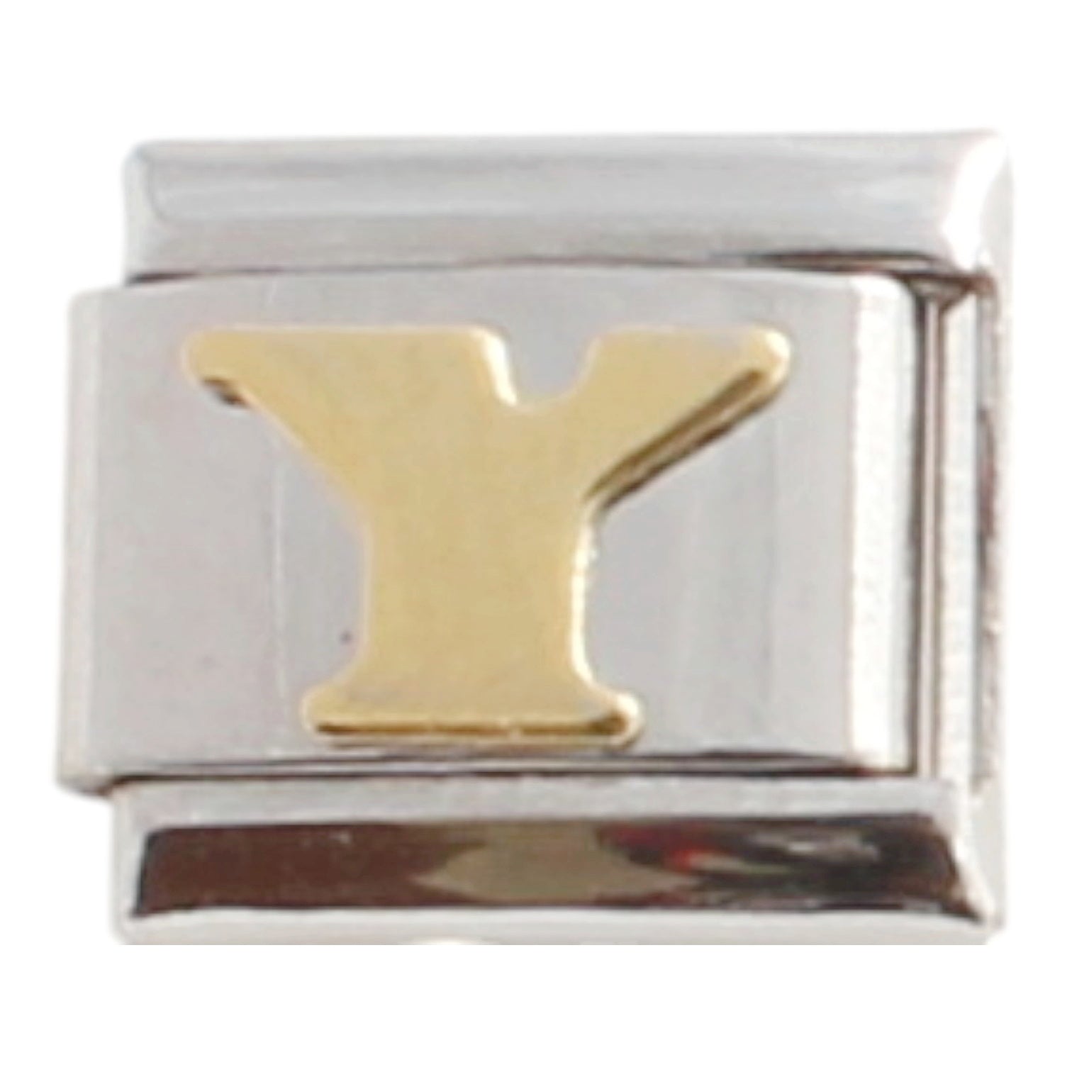 Gold Plated Letter Y 9mm Charm