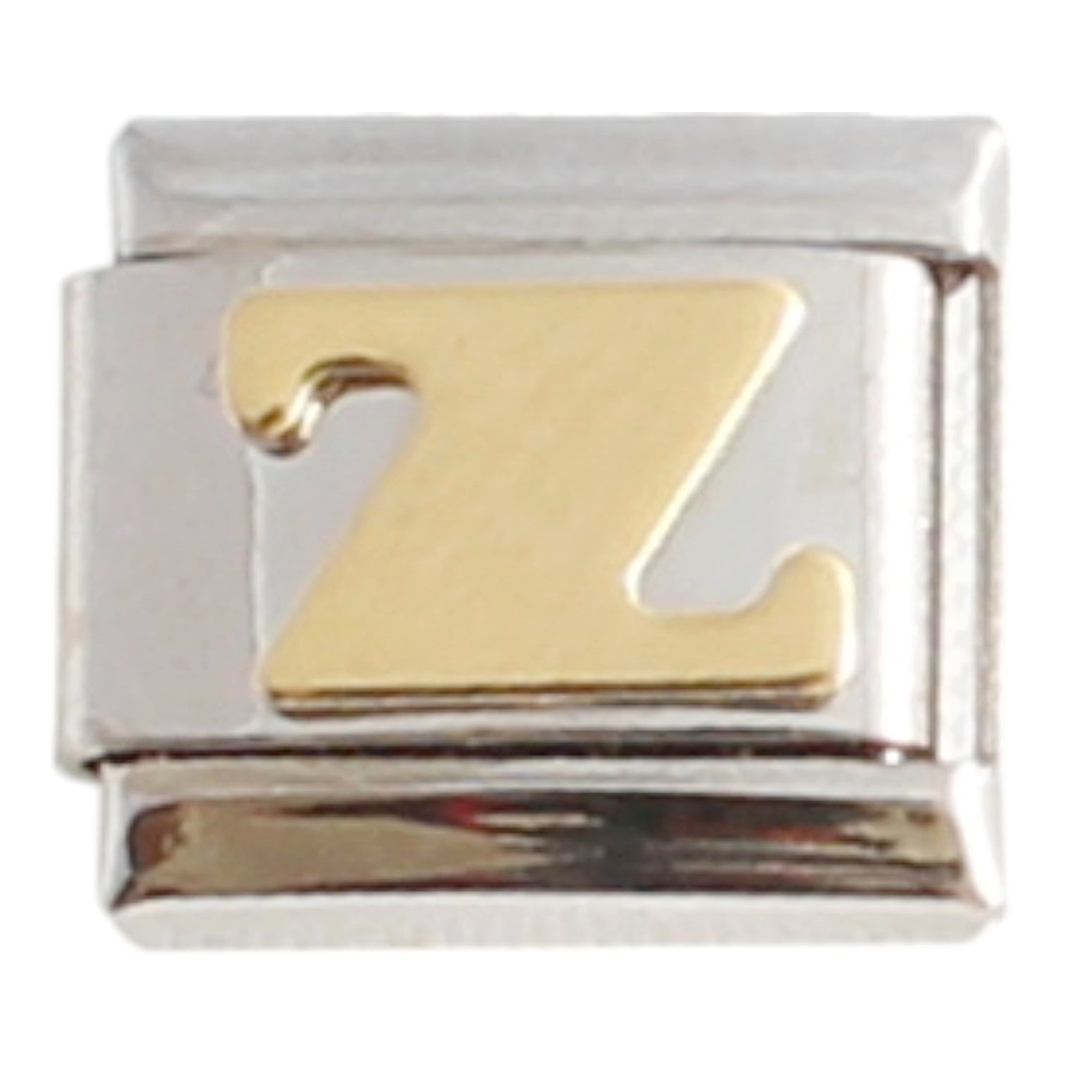 Gold Plated Letter Z 9mm Charm