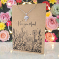Leaf Pendant & Chain - Card 291
