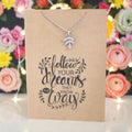 Leaf Pendant & Chain - Card 292