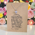 Leaf Pendant & Chain - Card 294
