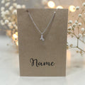 Letter A Pendant & Chain (Click to Personalize)
