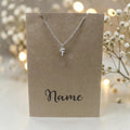 Letter F Pendant & Chain (Click to Personalize)
