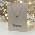 Letter H Pendant & Chain (Click to Personalize)