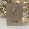 Letter J Pendant & Chain (Click to Personalize)