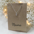 Letter L Pendant & Chain (Click to Personalize)