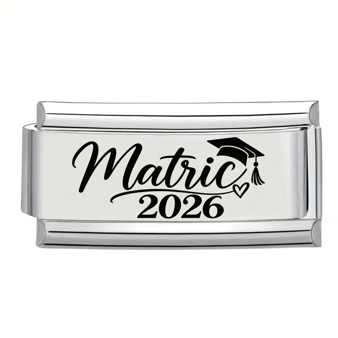 9mm Laser Italian Charm Superlink - Matric 2026