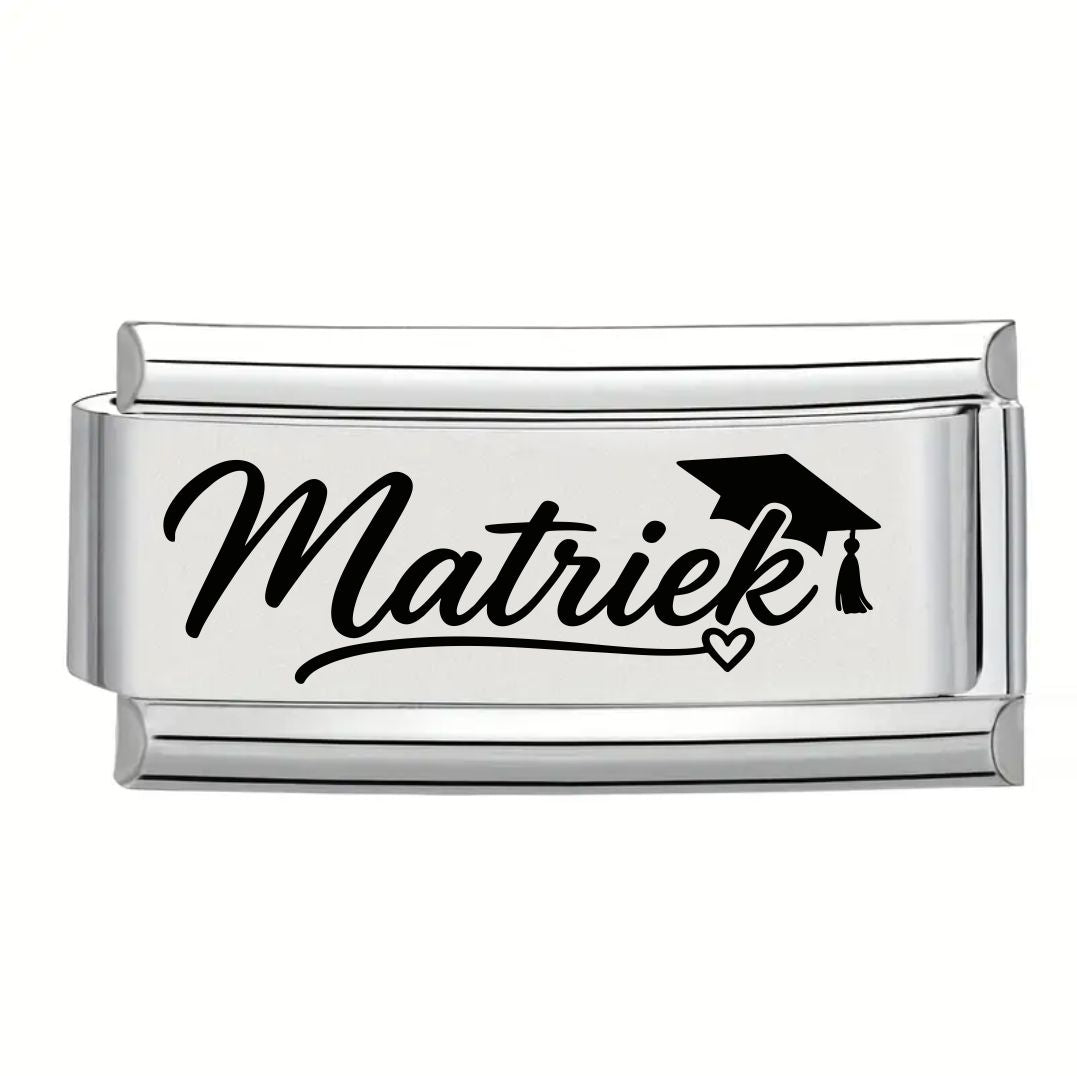 9mm Laser Italian Charm Superlink - Matriek