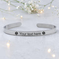 Medical Alert Custom Engraved 5mm Stainless Steel Bangle