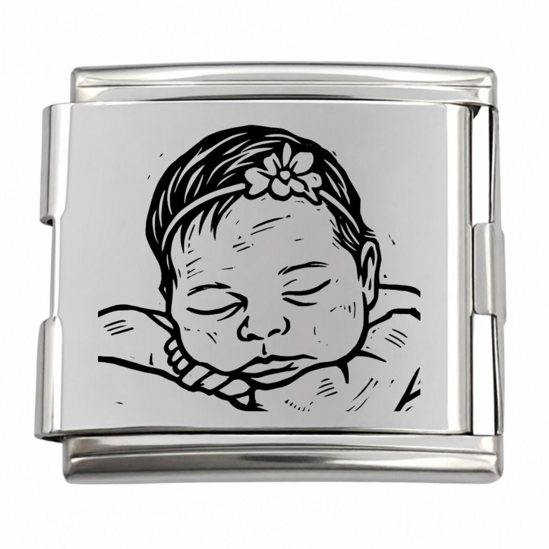 18mm Photo Engraved Mega Charm