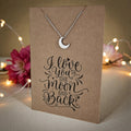 Moon Pendant & Chain - Card 379