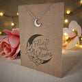 Moon Pendant & Chain - Card 384