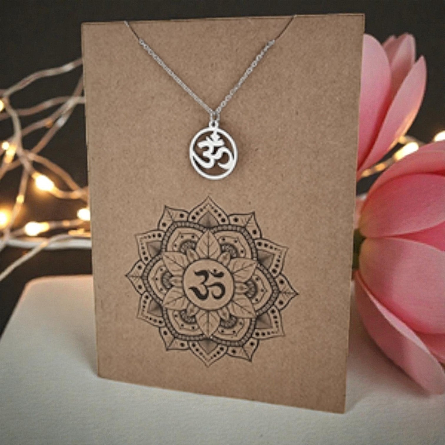 Ohm Pendant & Chain - Card 433