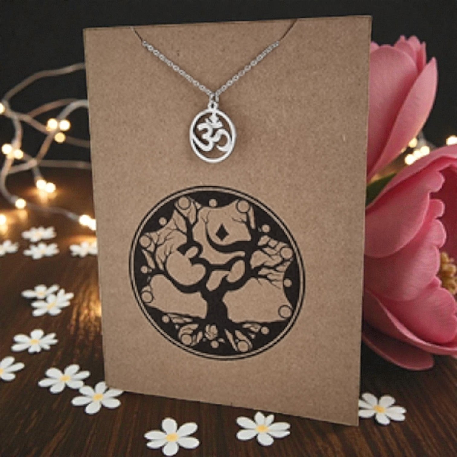 Ohm Pendant & Chain - Card 434