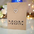 Open Heart Pendant & Chain - Card 333