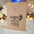 Open Heart Pendant & Chain - Card 336