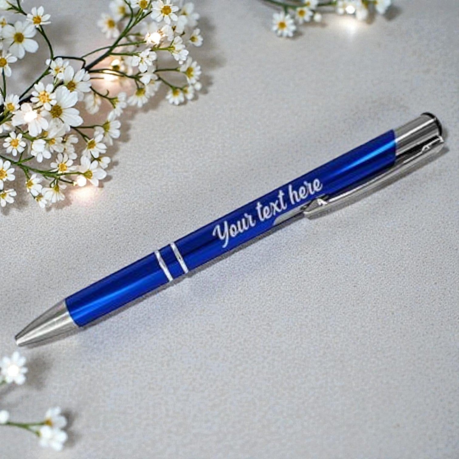 Personalized Engraved Pen - Blue*