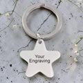 Personalized Star Keyring