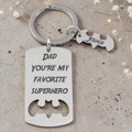 Personalized Superhero Keyring