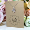 Protea Pendant & Chain - Card 223