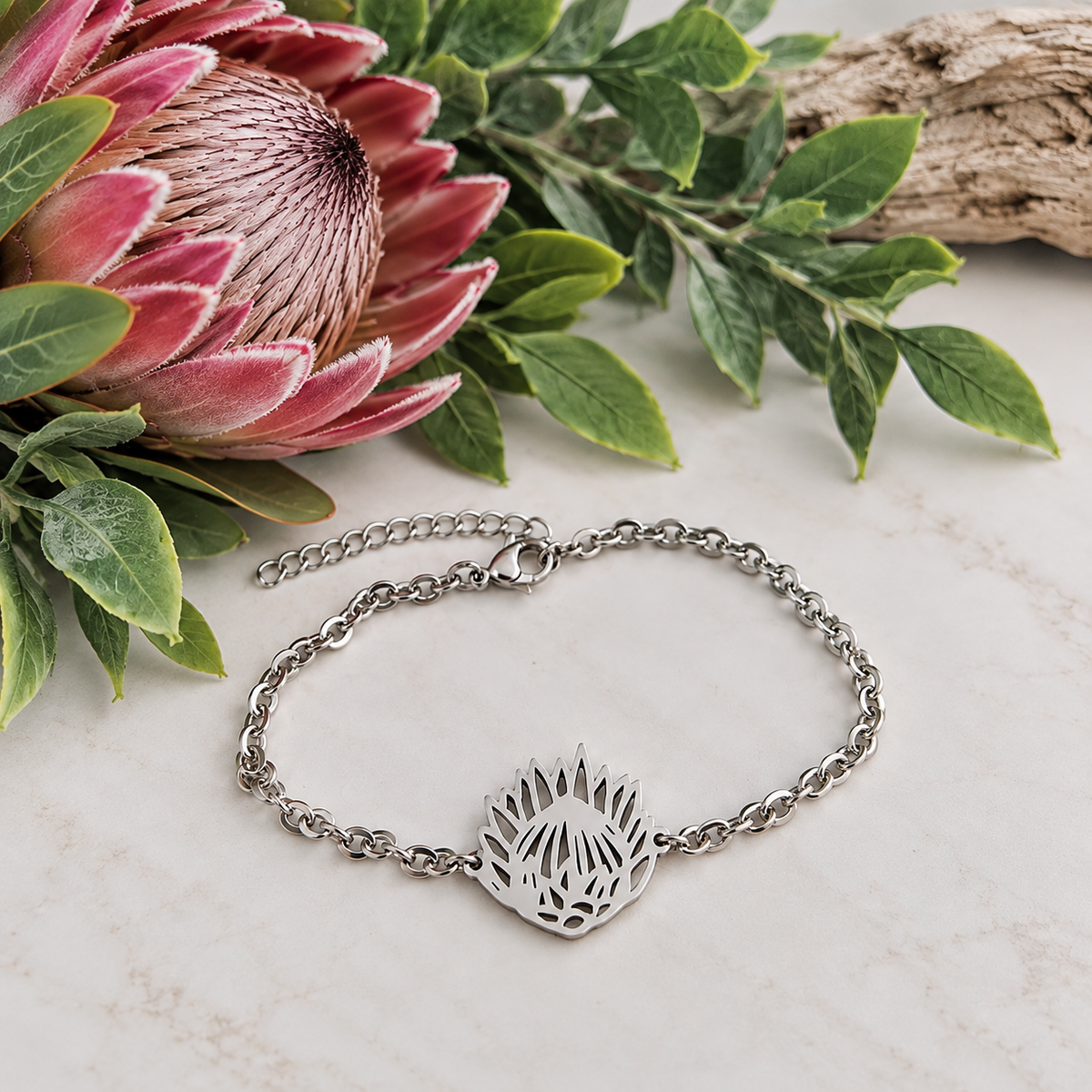 Custom Made Protea Bracelet
