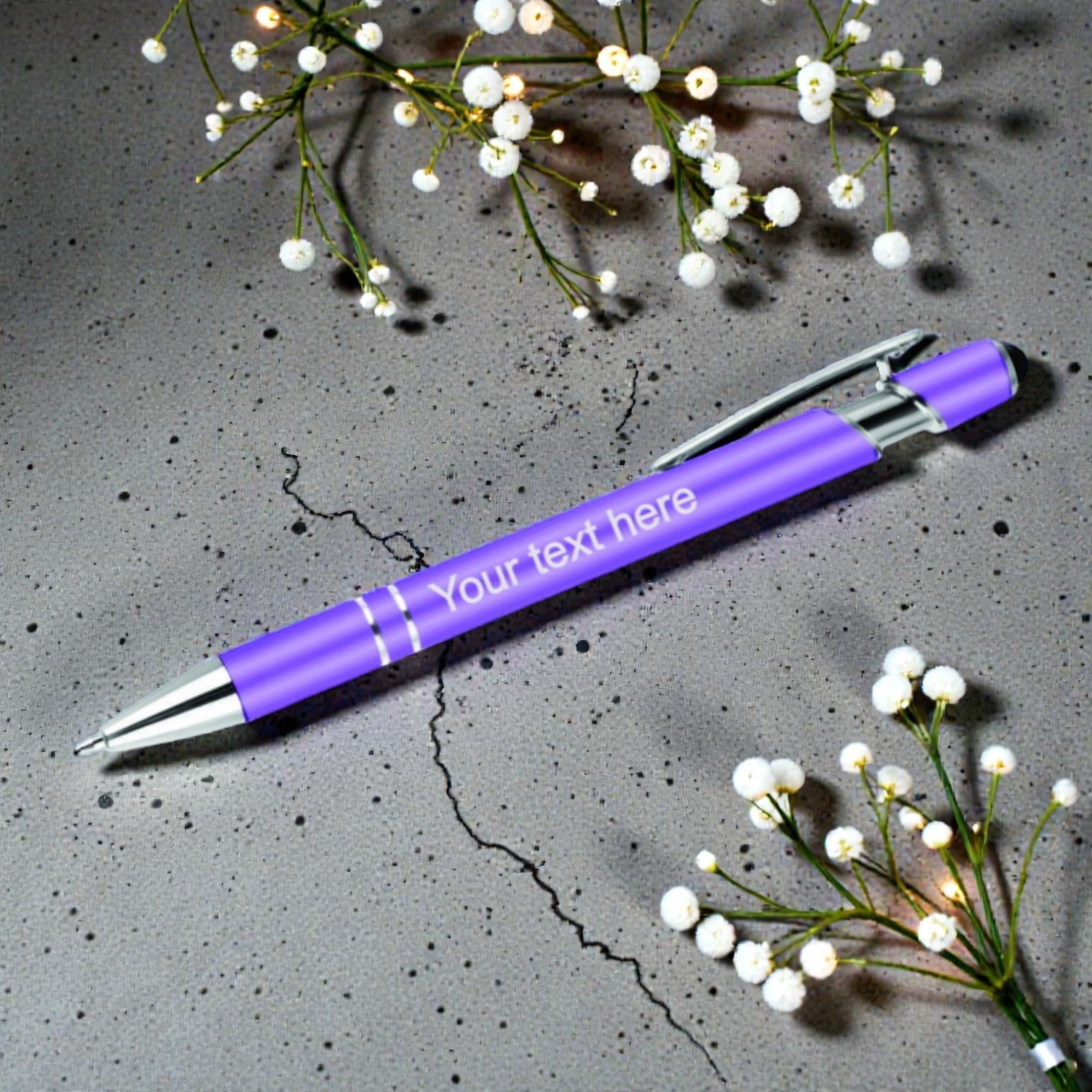 Personalized Stylus Pen - Purple*