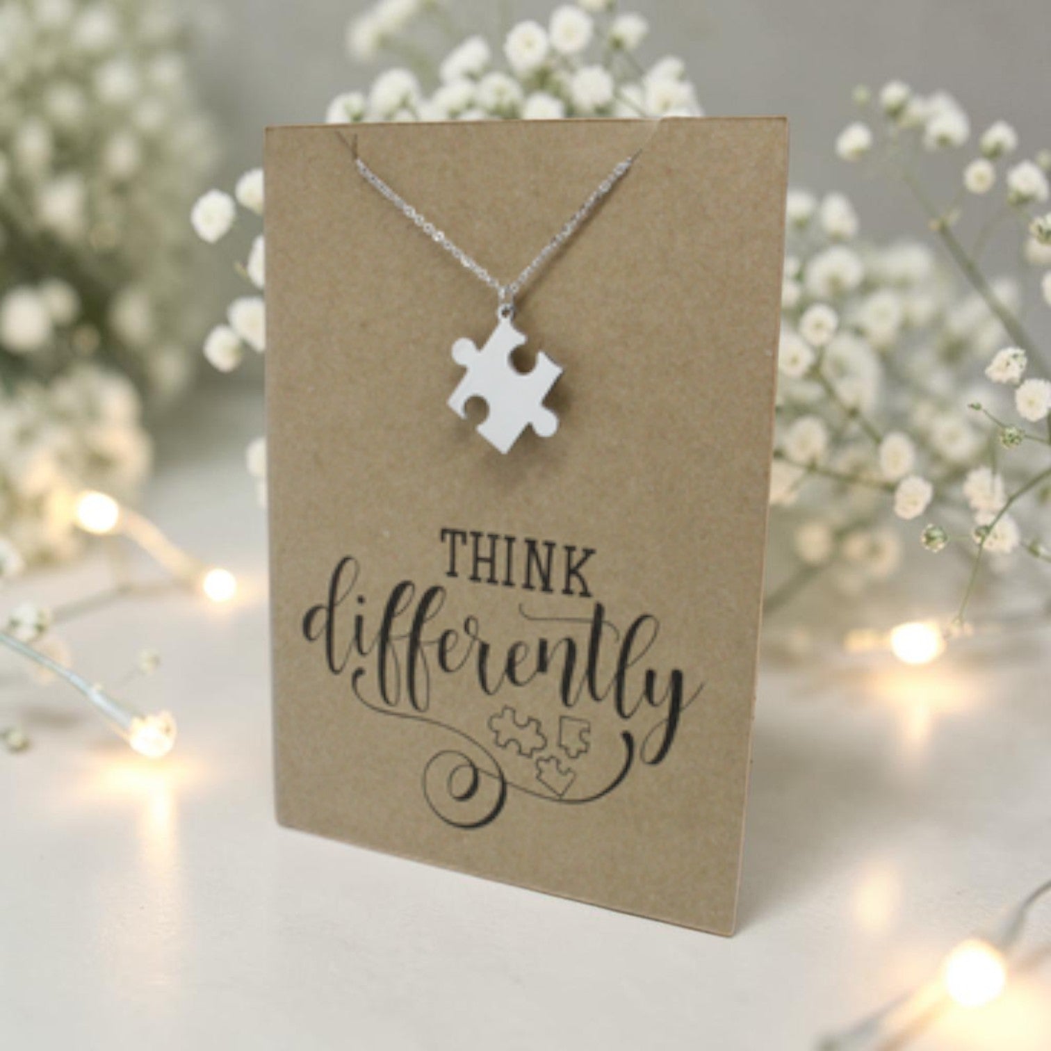 Puzzle Pendant & Chain - Card 106
