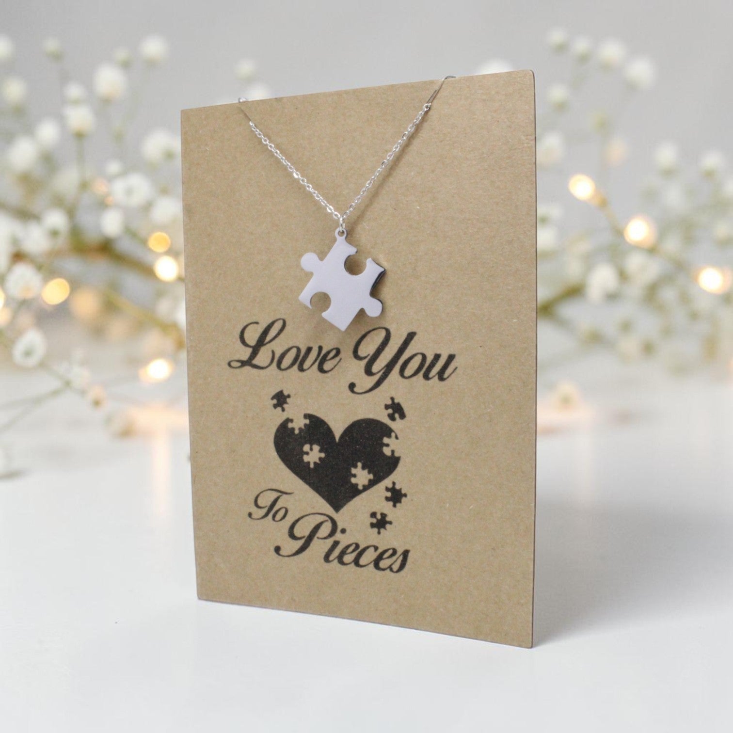 Puzzle Pendant & Chain - Card 115