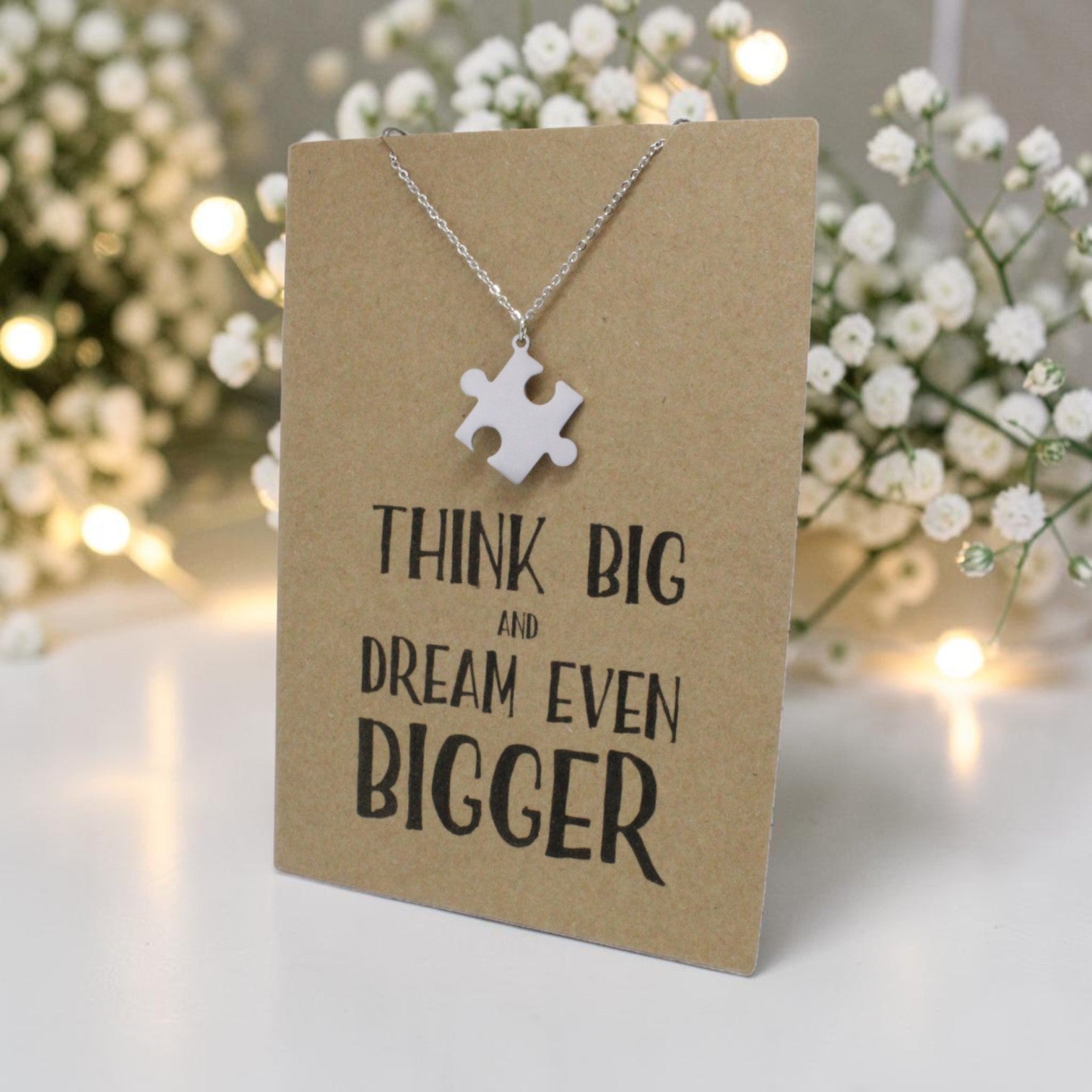 Puzzle Pendant & Chain - Card 122